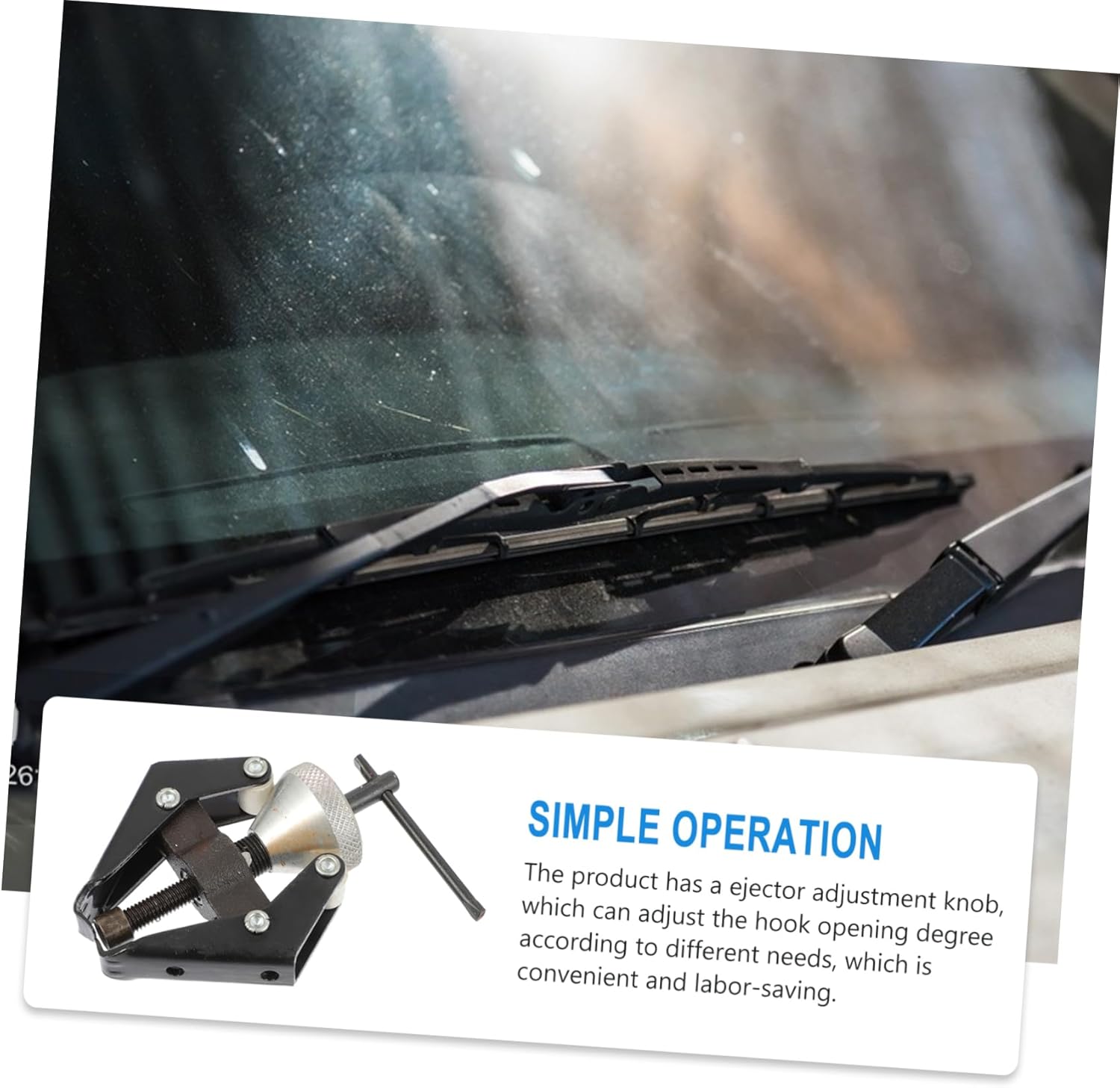 Adjustable Windshield Wiper Arm Puller Tool Wiper Removal Tool High Precision Durable Design Compatible with Various Vehicle Models