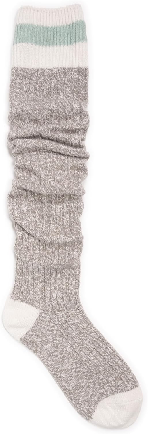 MUK LUKS womens Slouch Rib Sock