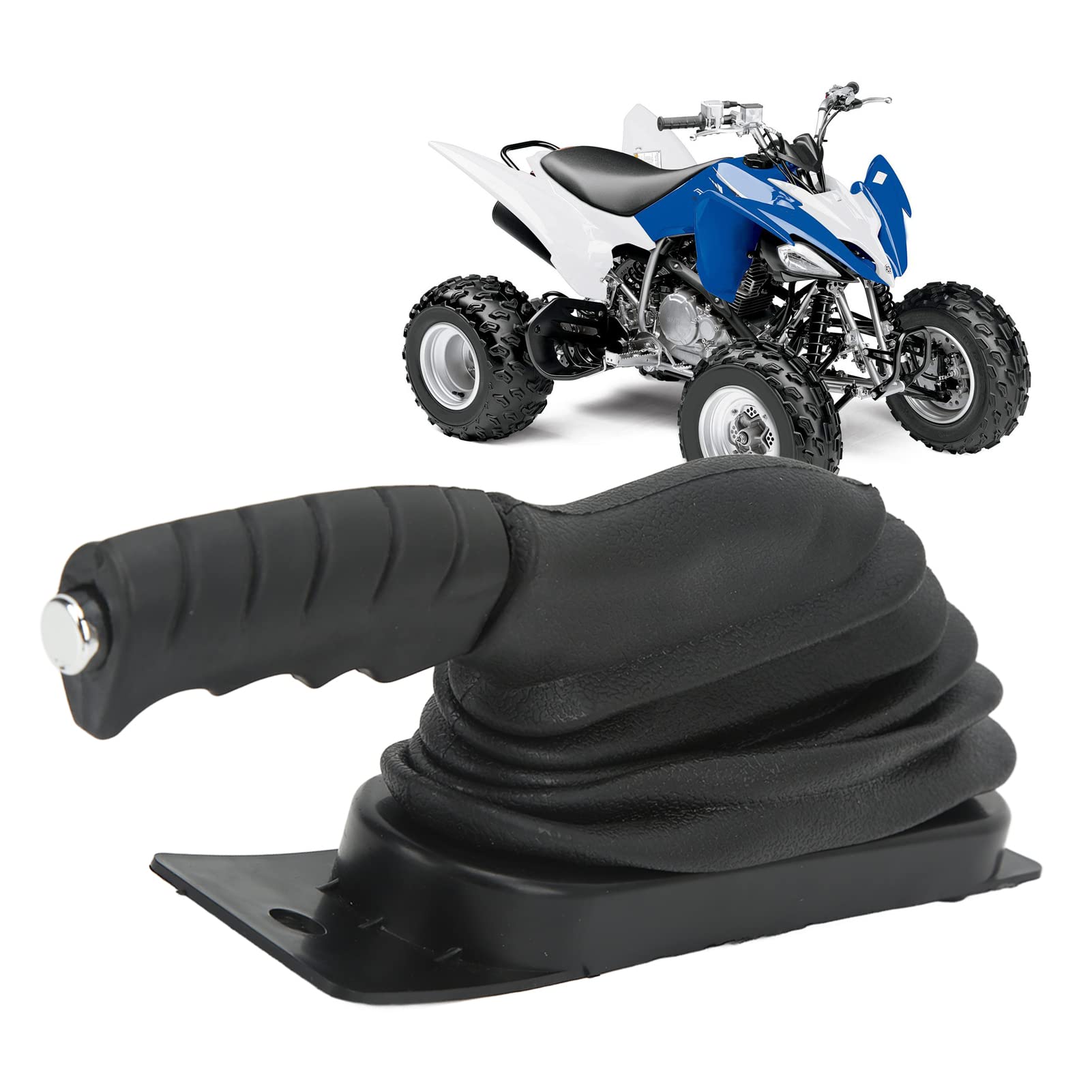 Qqmora Levier de frein à main ATV, antirouille, antirouille, anti-patinage, design ergonomique, poignée en caoutchouc, levier universel de poignée de frein de stationnement pour un stationnement
