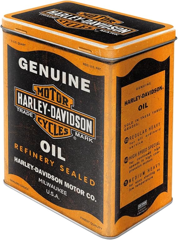 Wandklok Harley-Davidson Garage vintage biker style