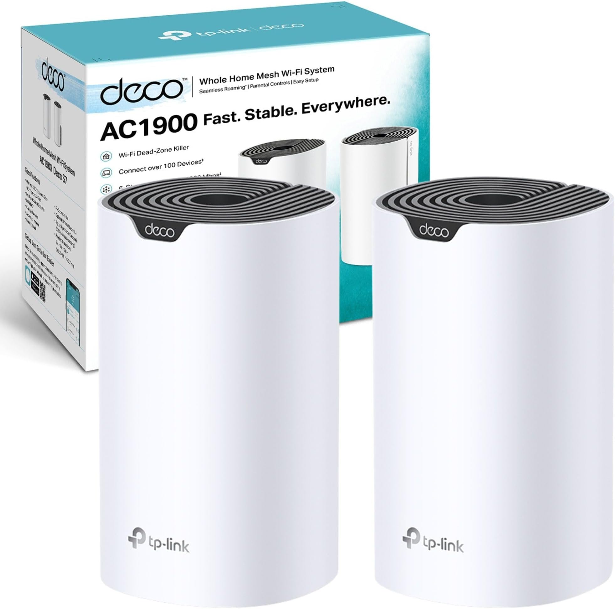 TP-Link Deco E4 Whole Home Mesh Wi-Fi System, Seamless and Speedy ...