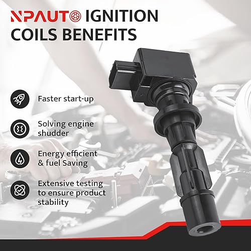 Miniatura 2 de Juego de 4 bobinas de encendido de repuesto para Mazda 3, Mazda 6, Mazda CX7, Mazda MX5 Miata 2006 2007 2008 2009 2010 2011 2012 2013 2014 2015, L4
