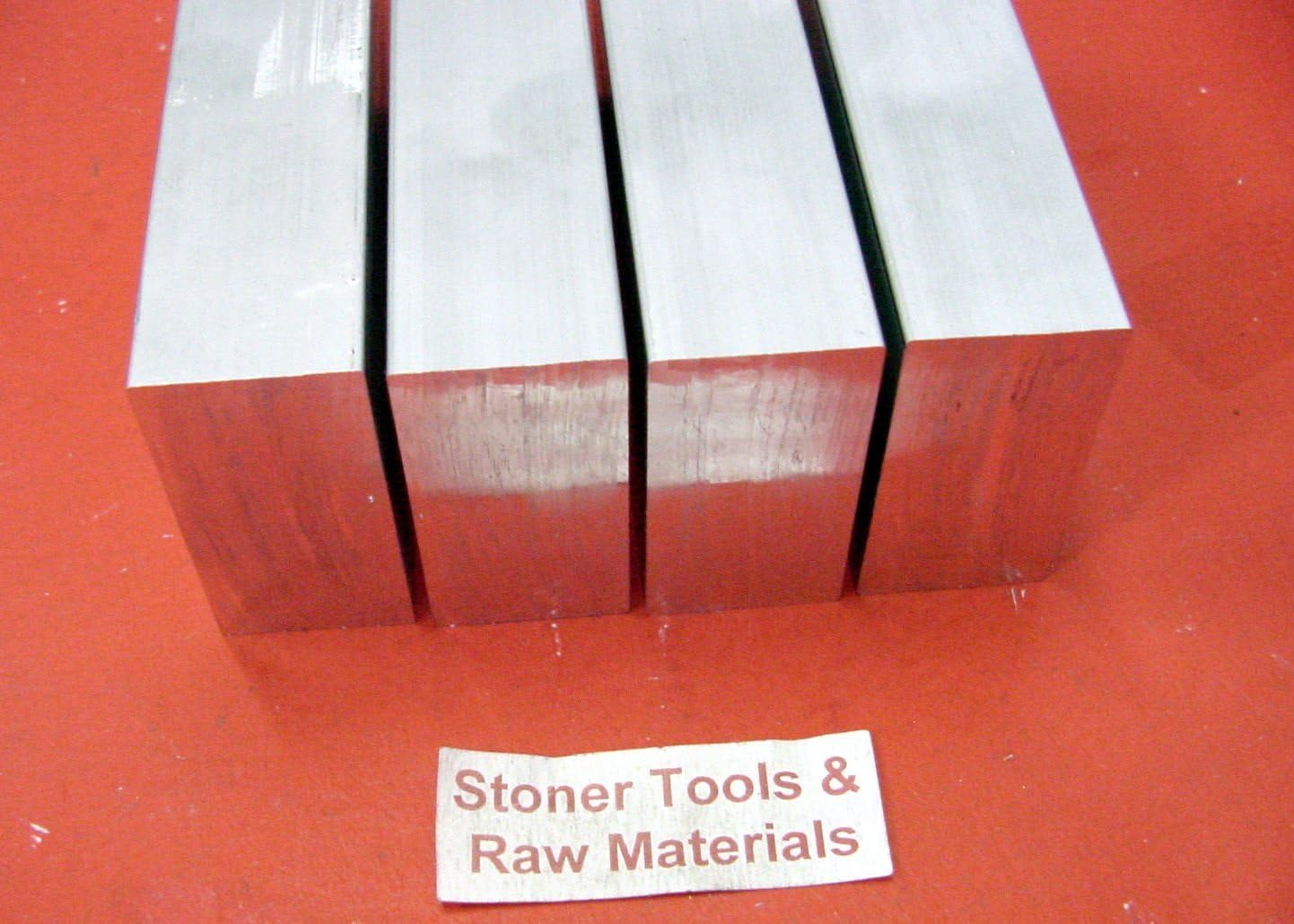4 Pieces 1/2" X 1-1/2" Aluminum 6061 Flat BAR 6" Long .500" T6511 Plate Stock