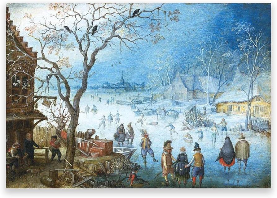 Amazon.co.jp: クリストフェル・ベルゲ(冬)の名画ウォールアート。有名