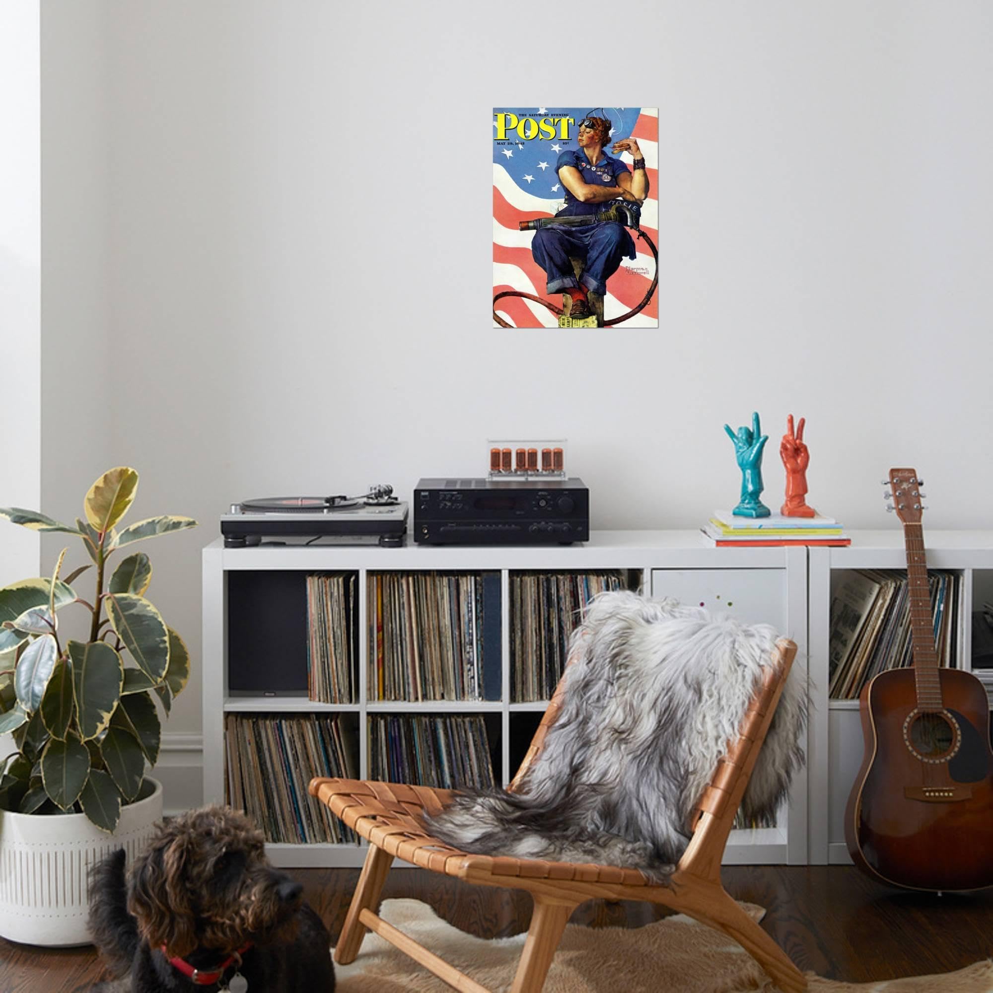Amazon.com: AllPosters Stretched Canvas Print Rosie the Riveter