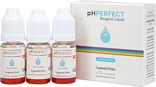 Invigorated Water pH Tester - Measures pH Levels of Water and Saliva - More Accurate Than pH Test Strips - pH Water Tester - pH Level Tester for Water - pH Tester Water Drops - pH Test Kit (3-Pack)