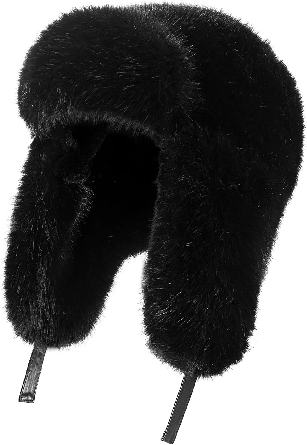 Trapper Hat for Weather,Windproof & Thermal Insulated with Fox Fur Ear Flaps,a Winter Ushanka for Skiing, Hunting & Outdoor