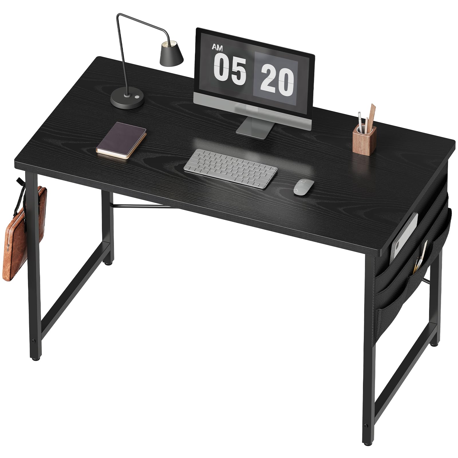 YeTom デスク 机 パソコンデスク pcデスク 幅100cm シンプル勉強机 黒い