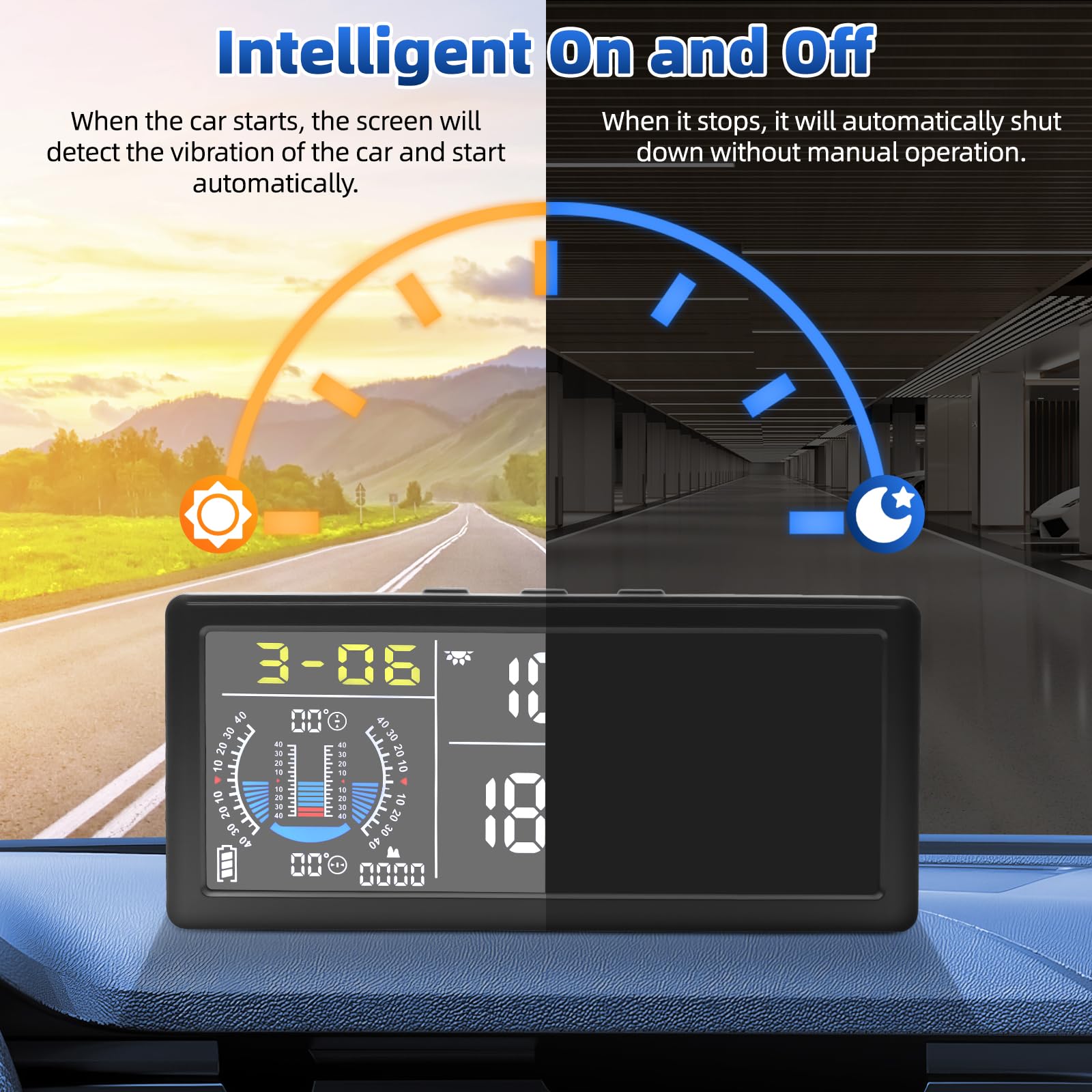 Sistema di Monitoraggio della Pressione dei Pneumatici TPMS HUD 0-199psi, 4 Sensori con Nucleo in Ottone, Solare USB, 6 Modalità di Allarme, Auto Furgoni Camper Rimorchi Caravane Camion