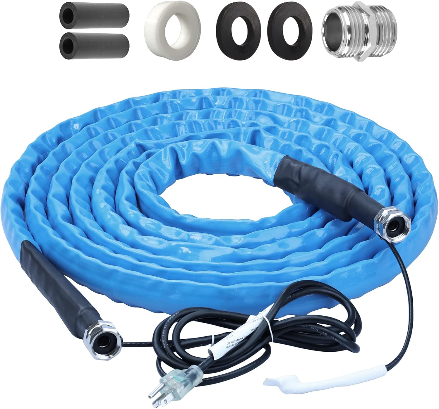 RVMATE Heated Water Hose for RV 50FT, -20 ℉ Antifreeze Heated RV Water Hose with Energy Saving Thermostat, for RV/Camper/Home/Garden, RV Accessories