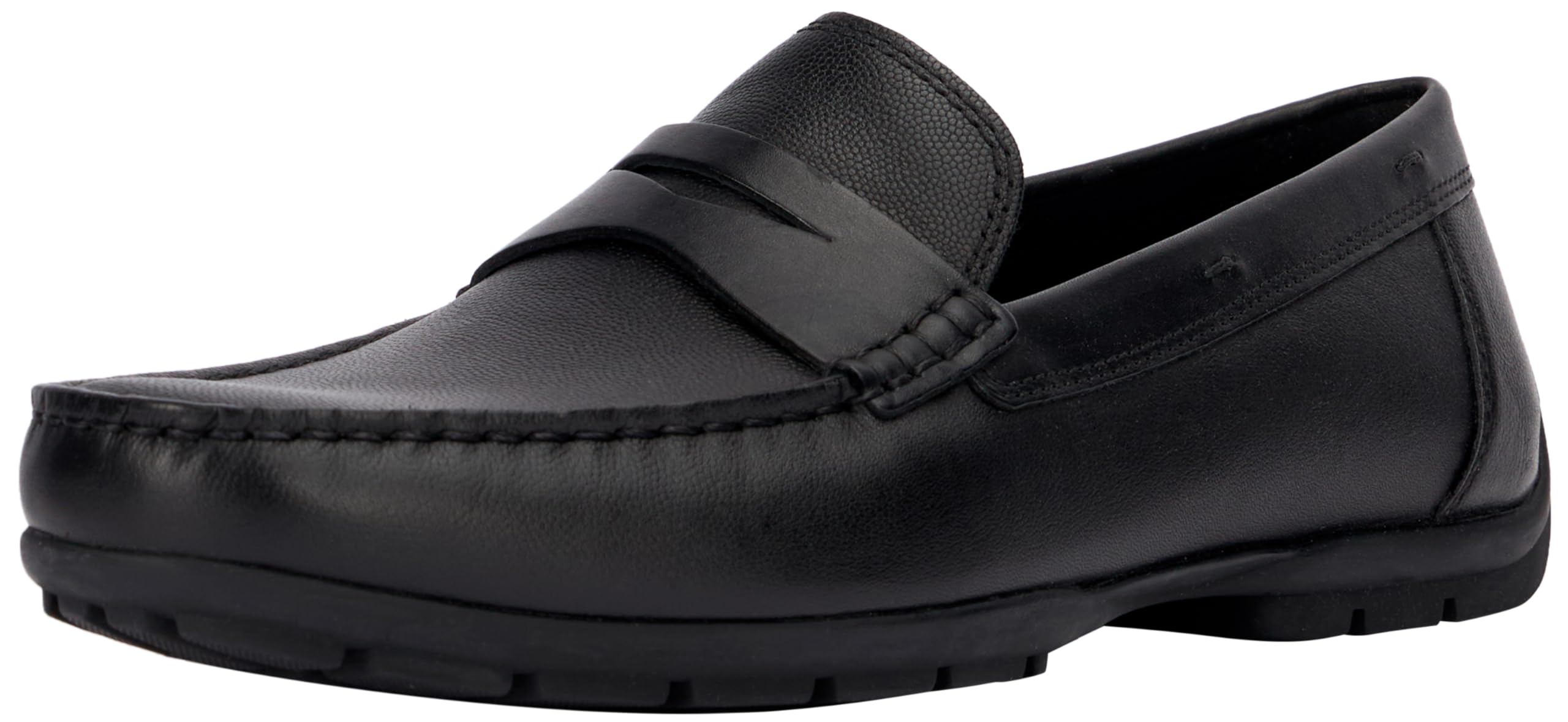 Geox Men's U Moner W 2FIT D Loafer, Black, 12 UK