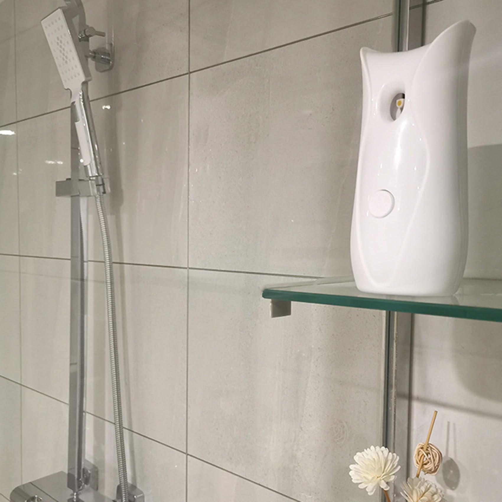 5 dispenser automatico di deodoranti per ambienti da bagno a tempo da parete, dispenser automatico di profumo per la casa