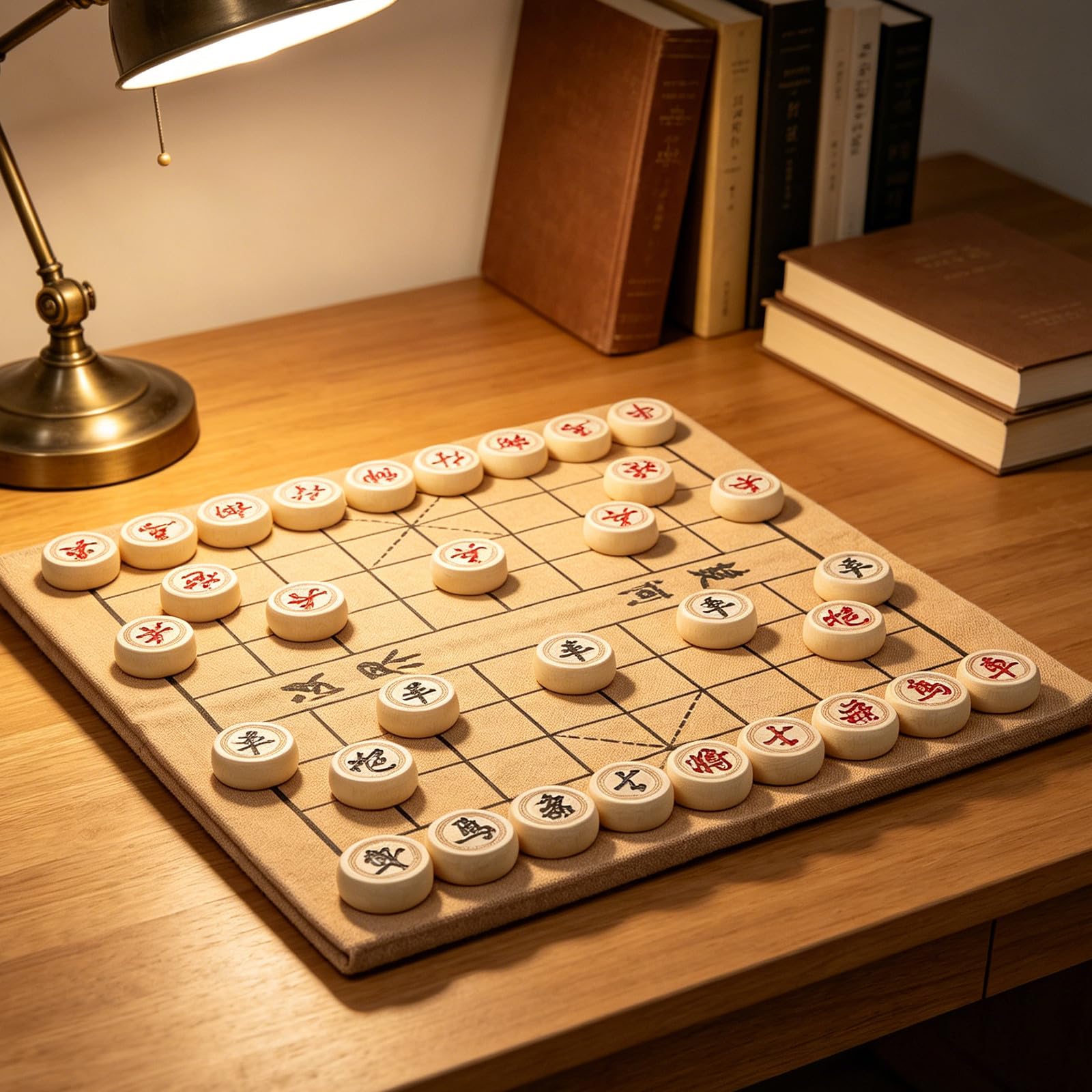 Toddmomy Juego de Ajedrez de Madera Maciza con Tablero PU y Caja de Madera de Palo de Rosa, Portátil y Decorativo para Estudio y Viaje
