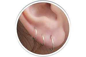 3-Piece Earring Set for Triple Piercings