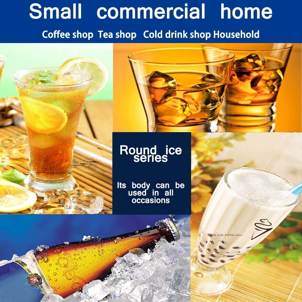 Ice Machine Stainless Steel 220v Ice Cube Maker Machine 15kg Ice Making Machine Countertop Compact Clear Ice Cubes For Kitchen Home Bars on Fridge.com - View 3