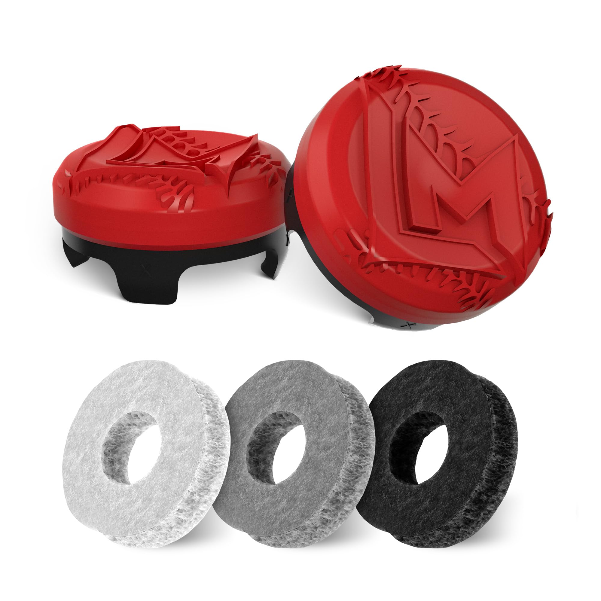 KontrolFreek Precision Sports Baseball Kit – Littlemann17 Edition – for Xbox one (XB1) and Xbox Series X (XBX) Controller – Red/Black - 2