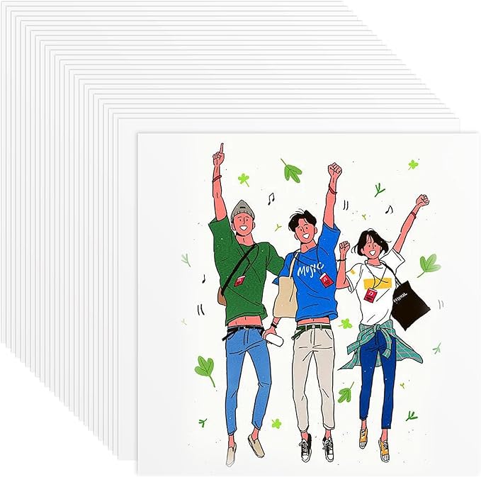 Amazon.com : 200PCS White Cardstock 12x12 Cardstock Paper Bulk ...