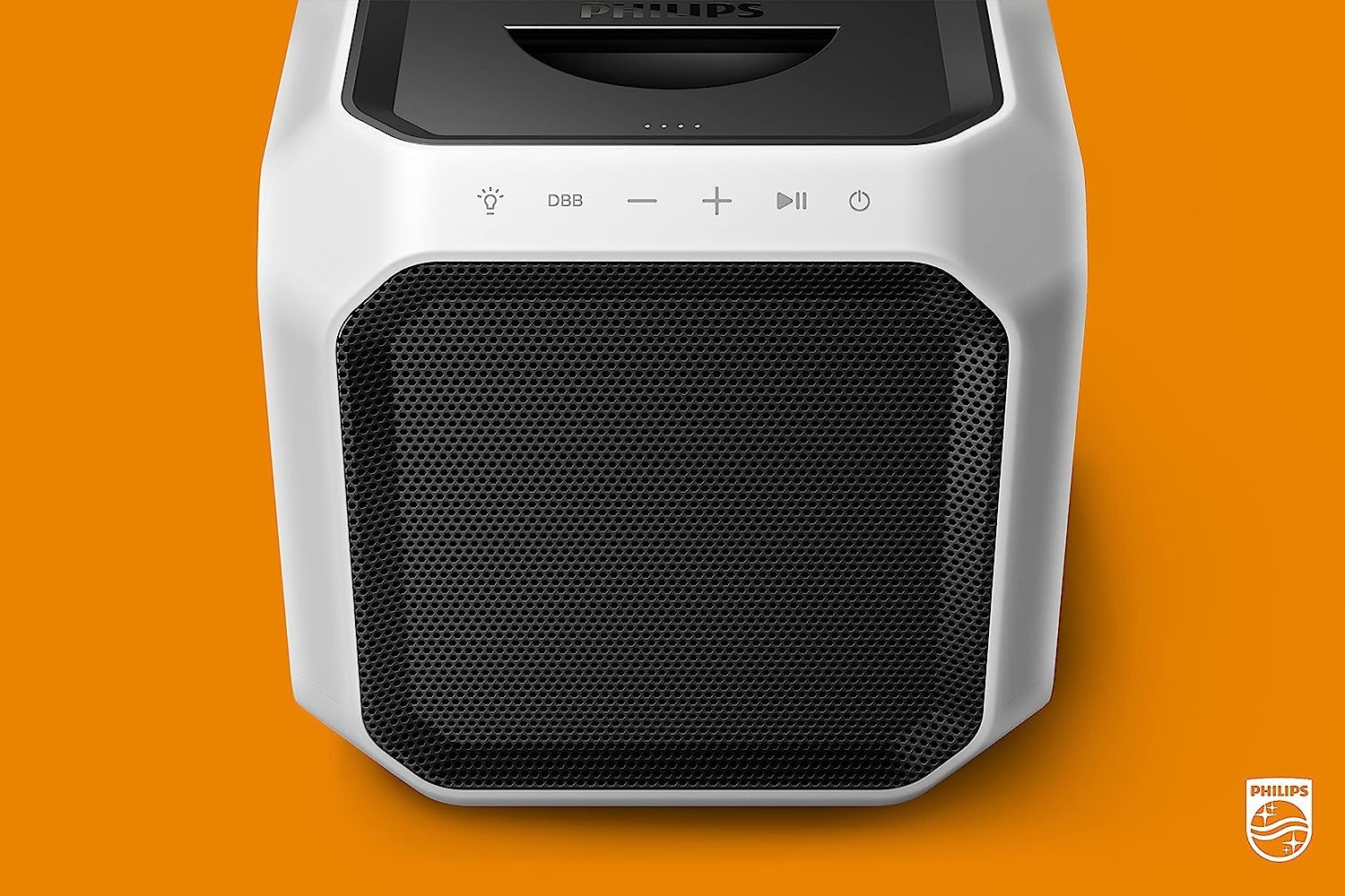 Philips TAX7207/10 Altoparlante Bluetooth Per Feste, 12 Ore Di Riproduzione, Luce A 360°, Collegamento Senza Fili E Batteria Ricaricabile