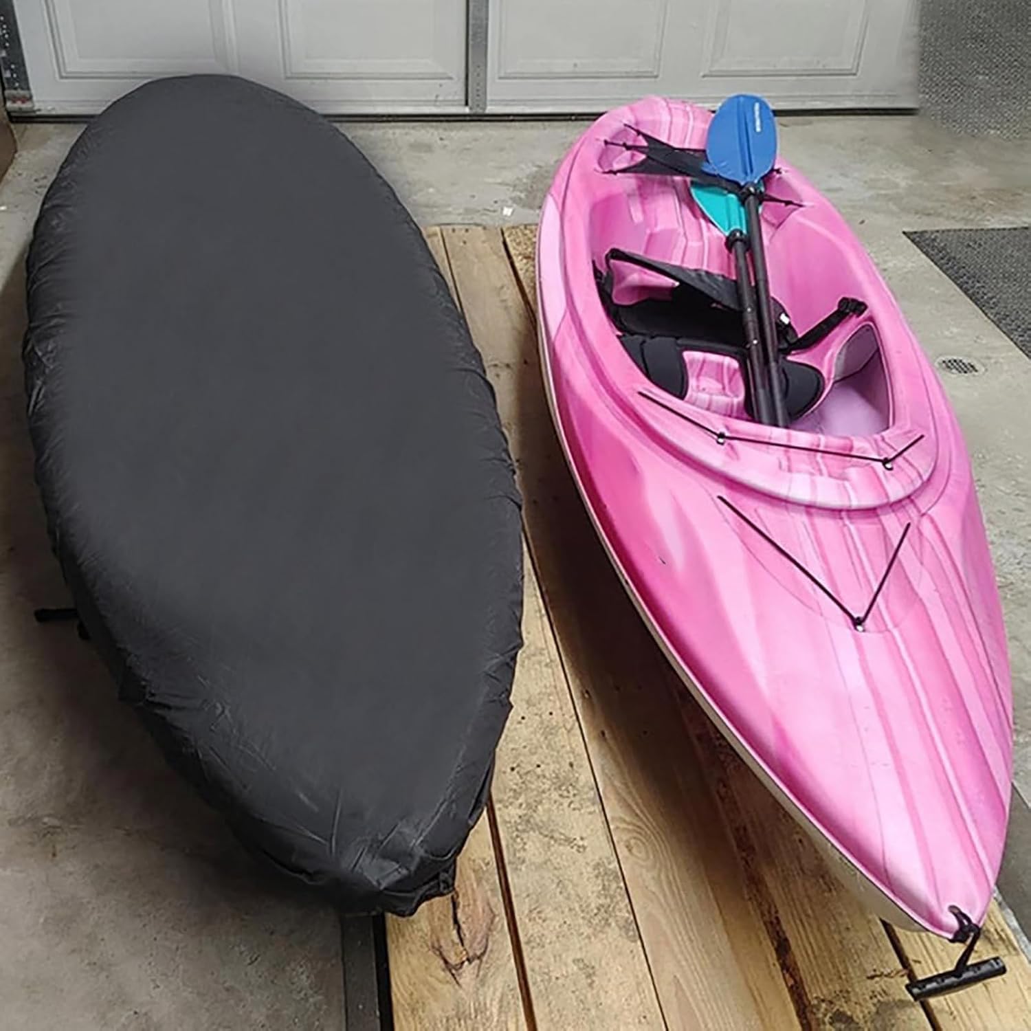 Copertura Kayak per Outdoor Storage for Lifetime Sport Fisher 100 Tandem