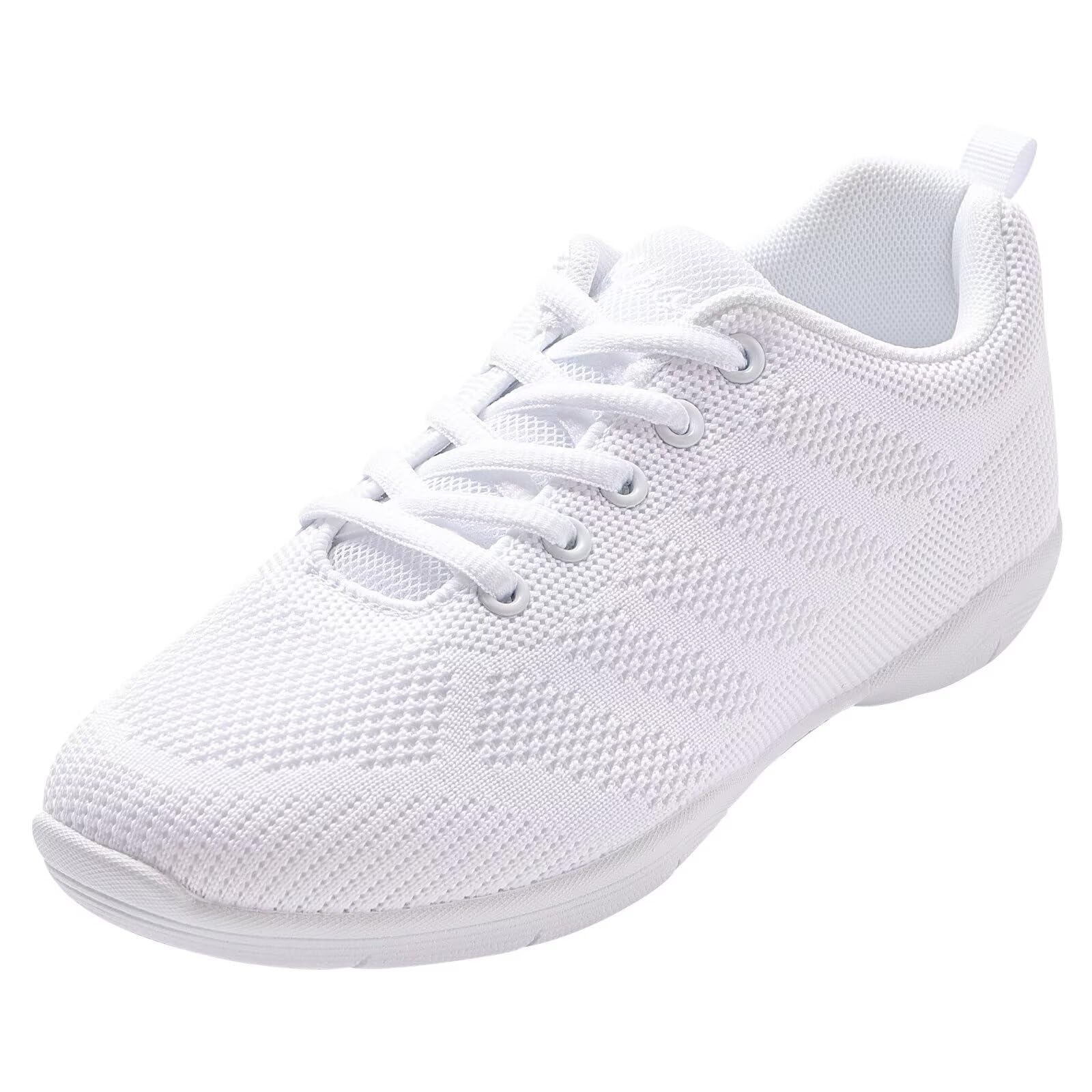 ARCLIBER White Cheer Shoes for Women Girls Cheerleading Shoes,Athletic Training Tennis Dance Shoes 8.5M