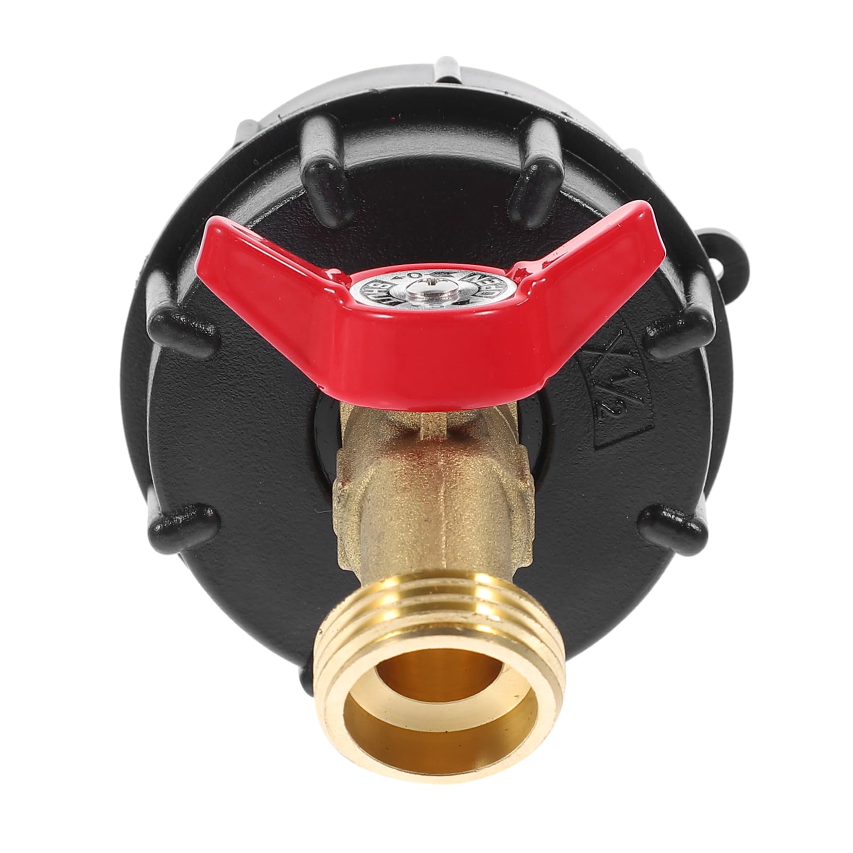 ibasenice 5 Piezas Accesorios De Conector De Cubo Adaptador De Agua del Tanque De Asas IBC Ajuste De Barriles De Tonelada Adaptador IBC y Grifo De Jardín IBC a 1/2 Grifo Abs
