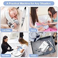 Vista 6 de Kit profesional de taladro para uñas