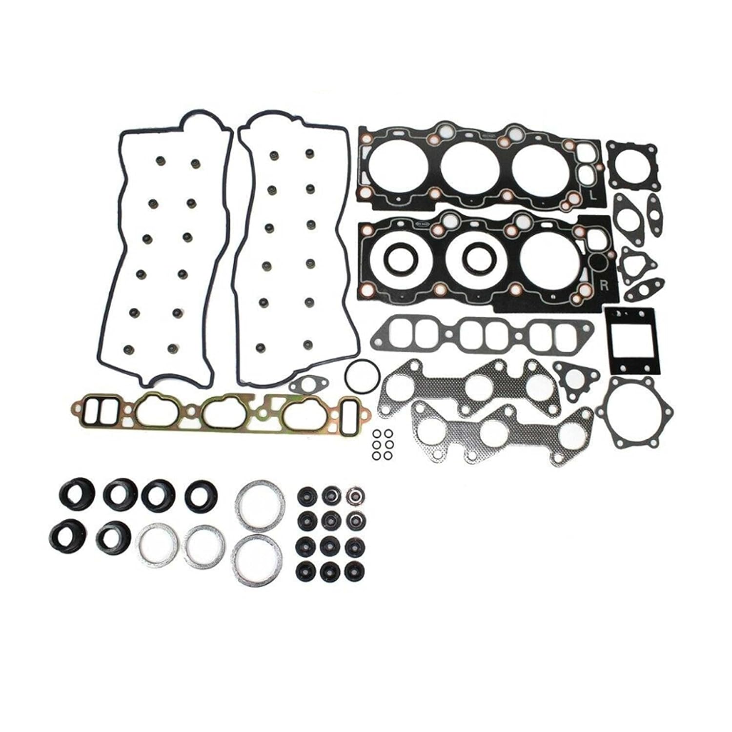DNJ HGB909 Cylinder Head Gasket Set with Head Bolt Kit for 1988-1991 Toyota Camry 2.5L 2508cc V6 DOHC