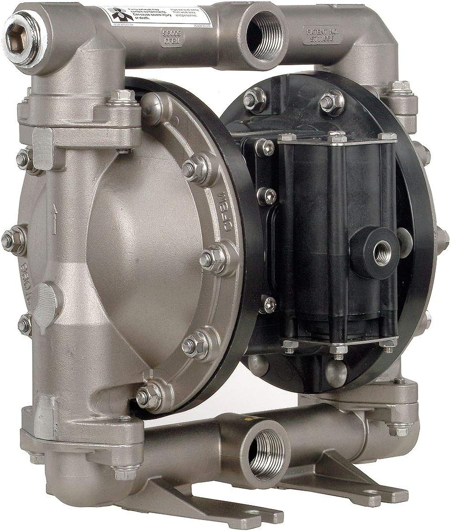 PD10A- ASS -AAA - ARO Pumps 1" Metallic Dia Pump ARO Pumps Diaphragm Pump , 1" Expert Series, Aluminum Center Section, NPTF Fluid Connection, Stainless Cap/Manifold, Hardware, Santoprene Seat, Ball, Diaphragm