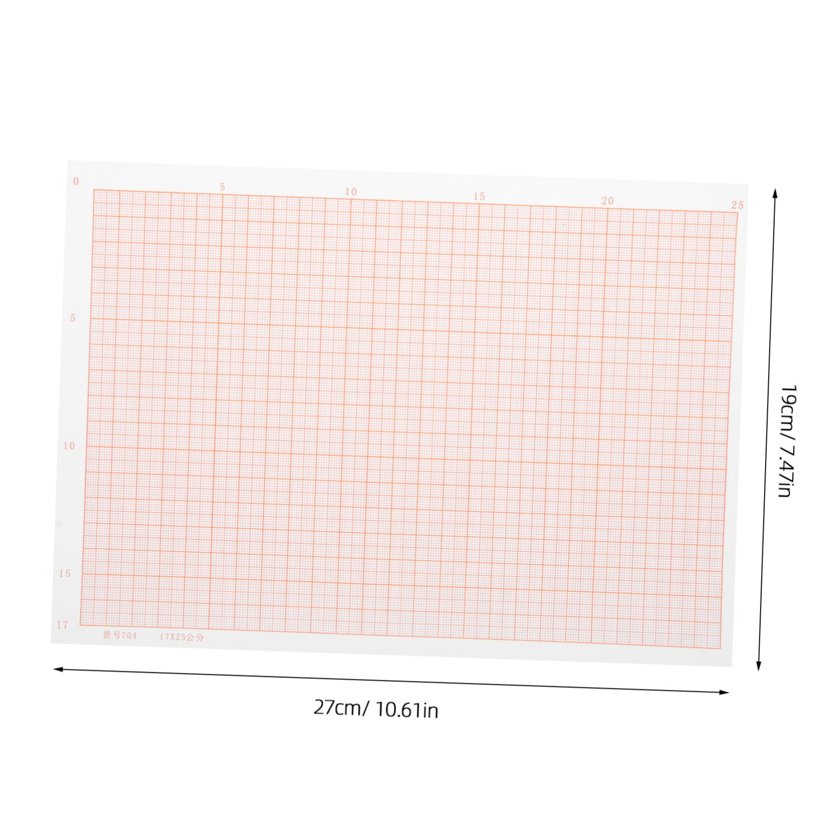 HOMSFOU Portable Coordinate Paper Sheets 100 Sheets of A4 Grid Paper for Math and Architecture