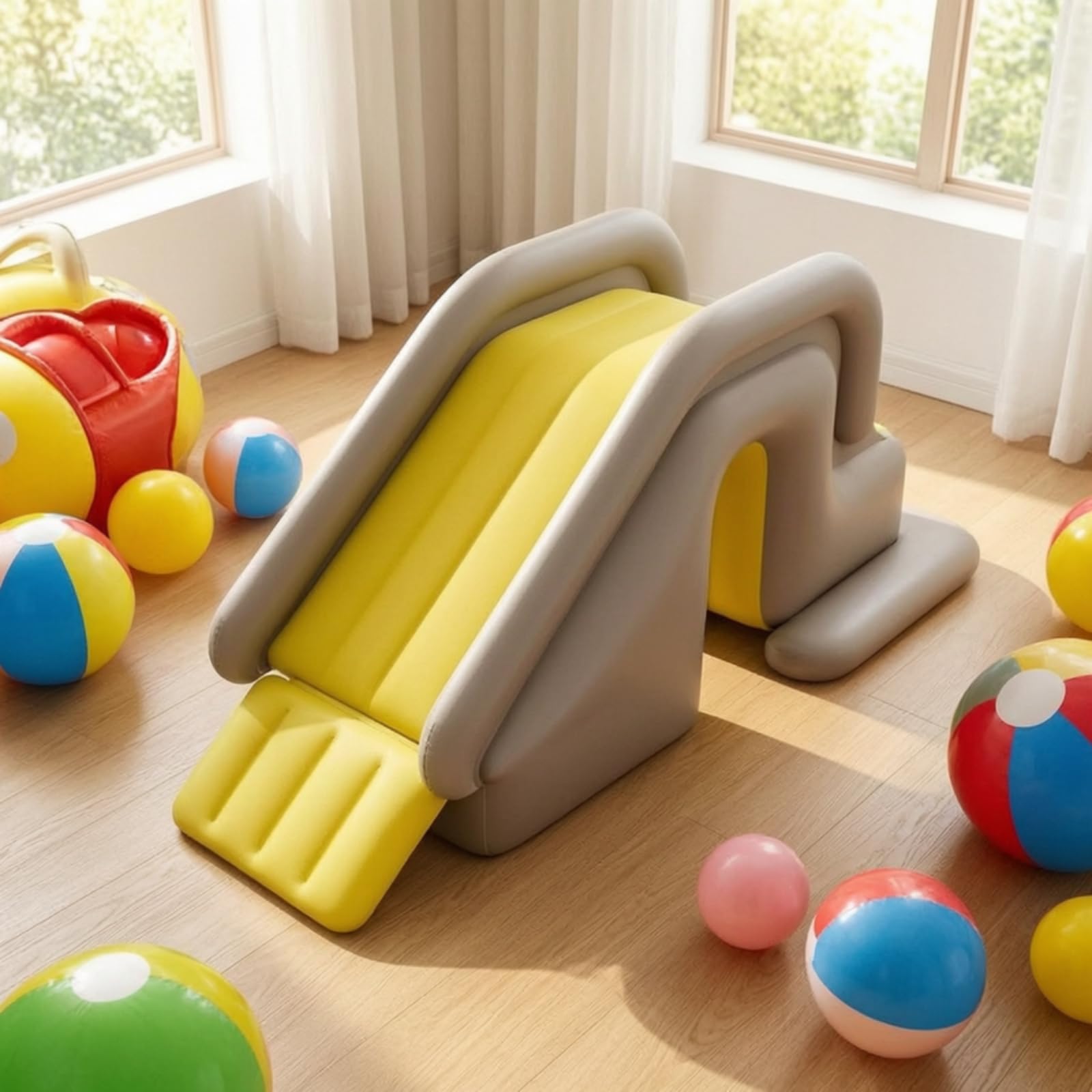 Toboggan Gonflable pour Piscine Robuste