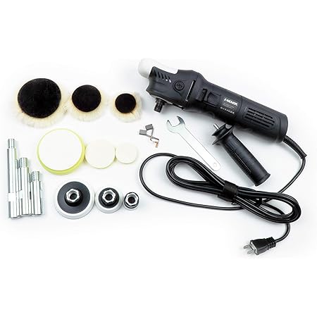 Amazon Koshihara コシハラ Nn125 75mm 電動ミニ シングルアクションポリッシャー 電動ポリッシャー 変速電動ポリッシャー 車用研磨機 Ac100v 600w 800 3000rpm スピンドルスレッドm16 2 0 整備用工具 ポリッシャー