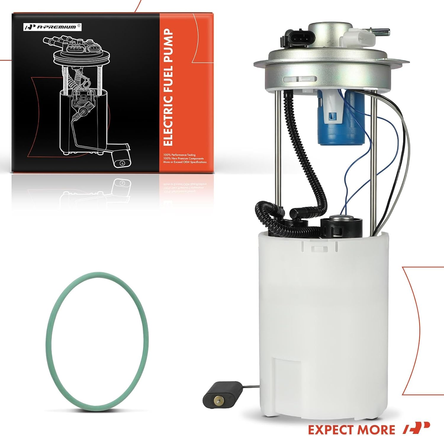 A-Premium Electric Fuel Pump Module Assembly with Pressure Sensor Compatible with Chevrolet Express 2500 3500 & GMC Savana 1500 2500 3500 2004-2008, Gas