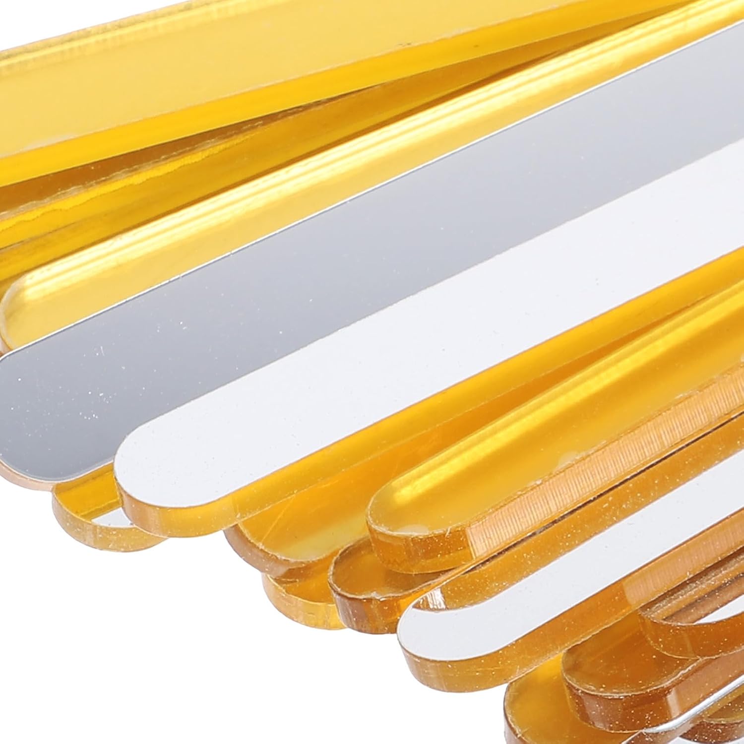 PRETYZOOM 30pcs Acrylic Ice Cream Making Sticks Lightweight Without Burrs for Ice Cream Making and Model Creation Sturdy Reusable Craft Sticks