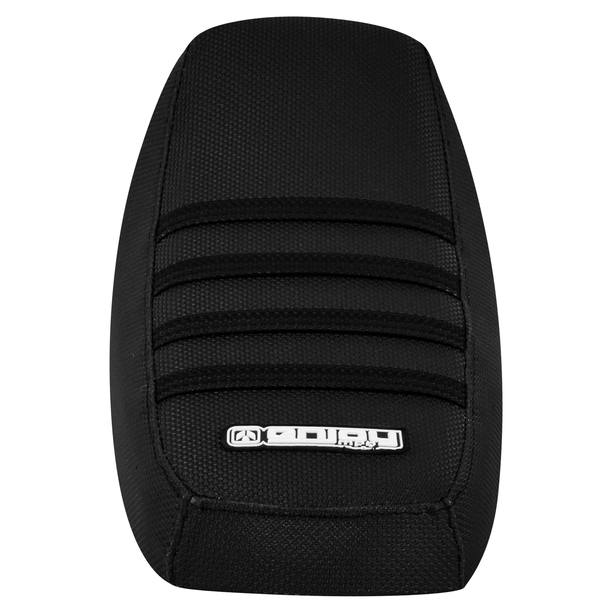 Enjoy Mfg Ribbed Seat Cover - Compatible Fit for Luna Float Sur Ron Sur-Ron Light Bee MX & X E-Bike #348 (All Black w/Black Ribs)