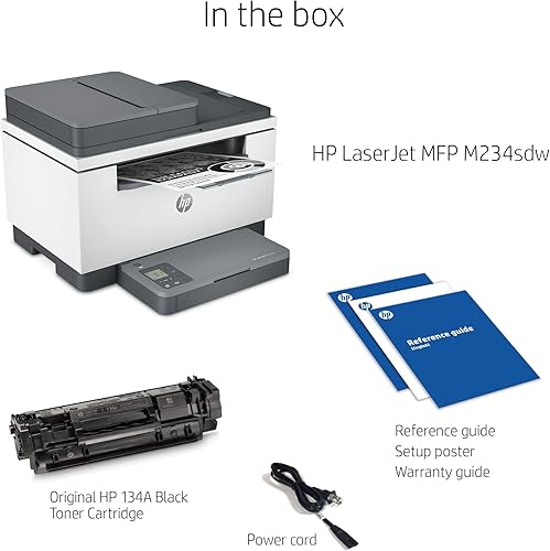 Miniatura 8 de HP LaserJet MFP M234sdw Impresora inalámbrica monocromática todo en uno con Ethernet integrado e impresión rápida de 2 caras, lista para tinta