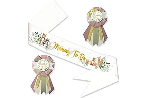 Woodland Baby Shower Gender Reveal Decorations: Mom to Be & Daddy to Be Corsage