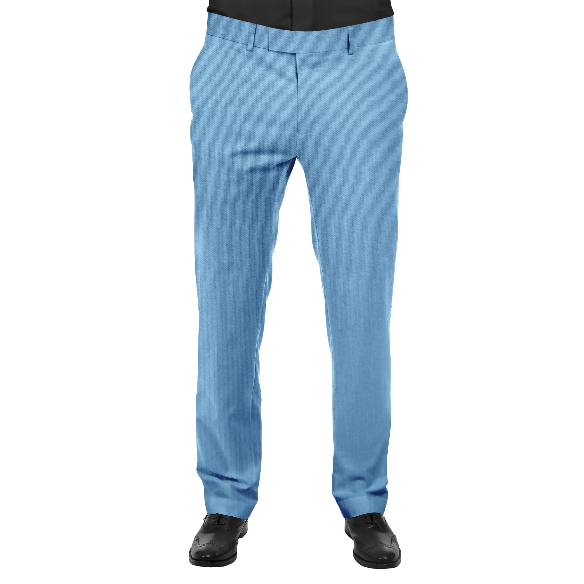 ruby fabrics linings Men's Unstitched Powder Blue Trouser Fabric For 1.25 Meter Pant Material-picture-31