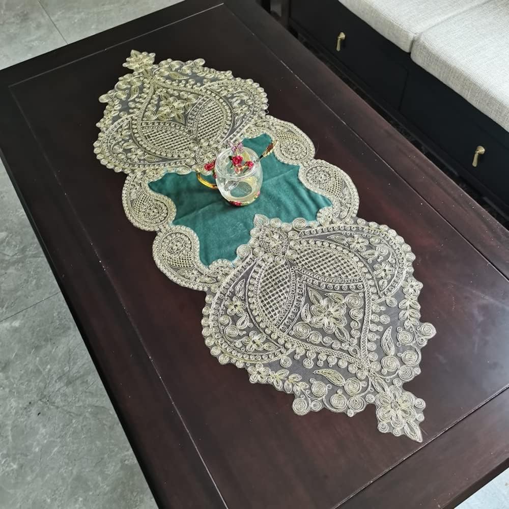 COMFEELING Oval Lace Table Doilies Vintage Macrame Coffee