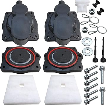 Air Pump Rebuild Complete Kit Replacement for Delta Whitewater DF-50 Model 60 or Model 80 style A