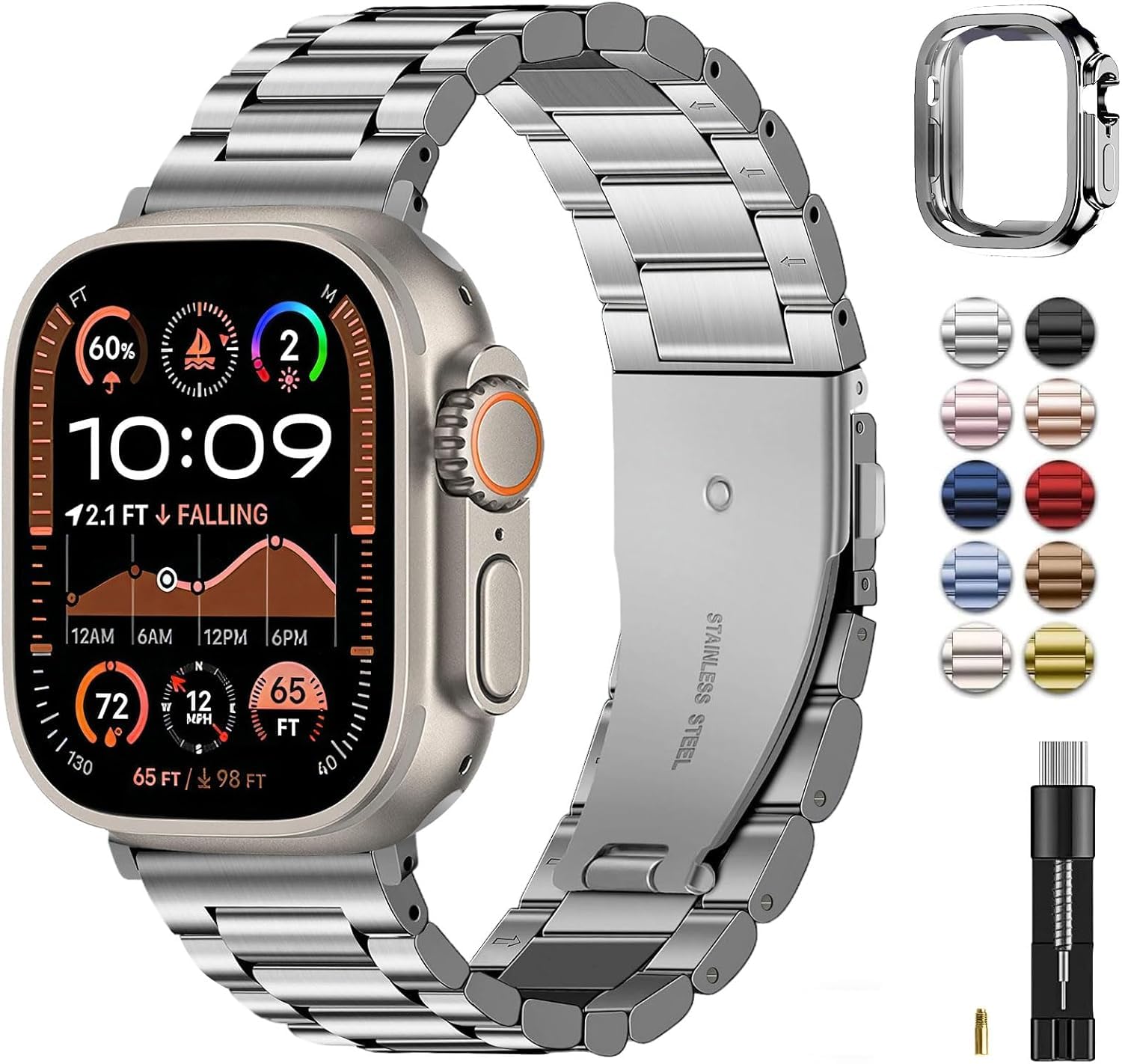 Amazon.co.jp: for Apple Watch バンド Ultra 3/Ultra 2/Ultra 49mm