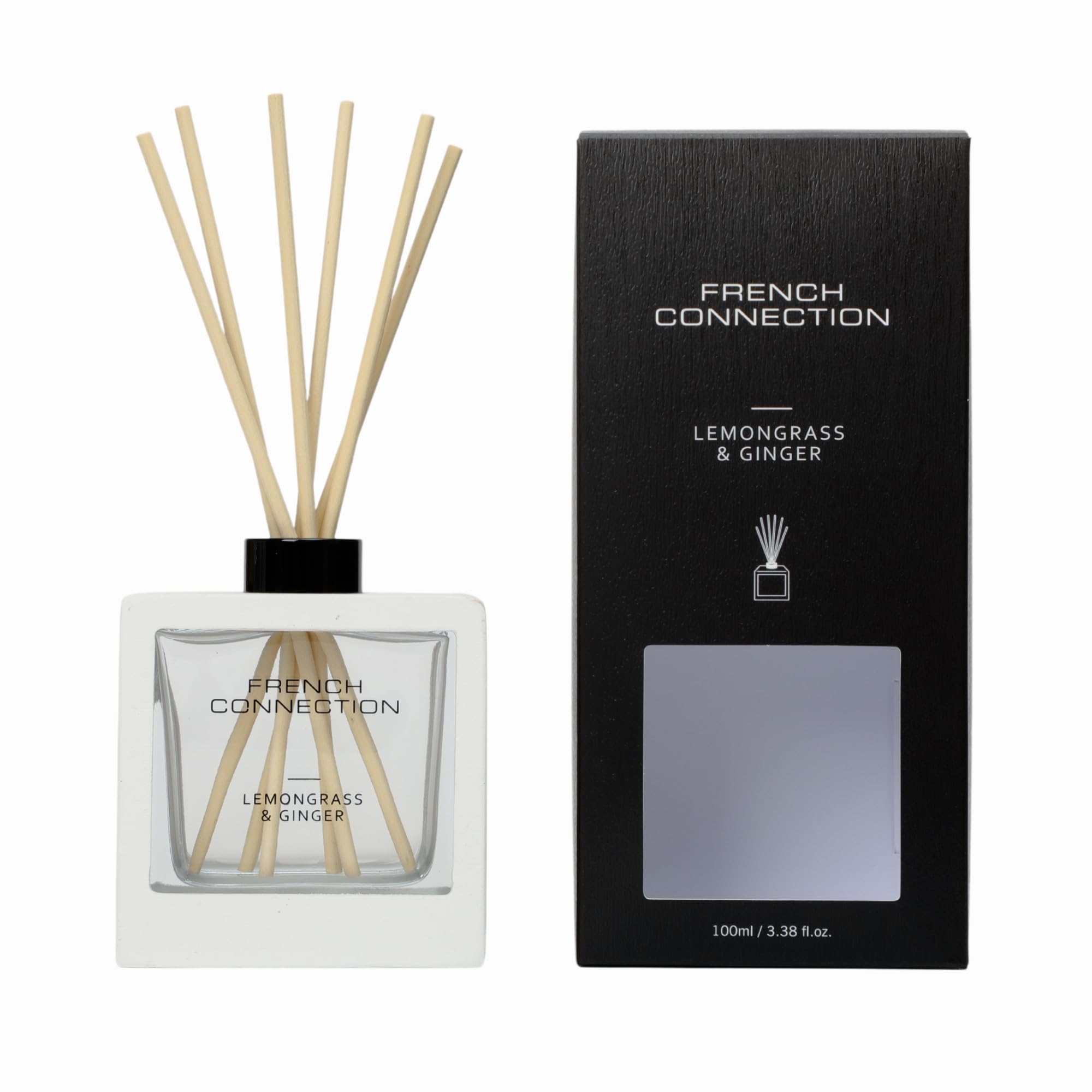 French Connection Wooden Surround Reed Diffuser