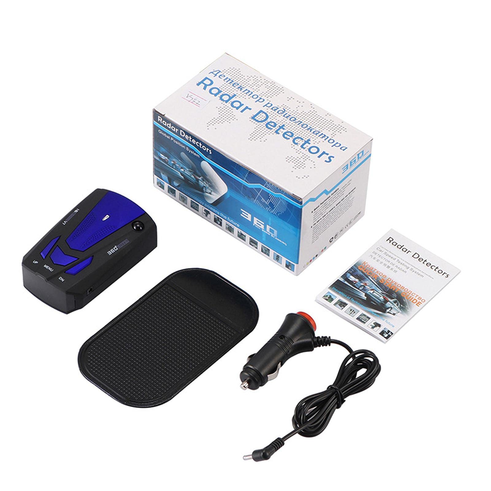 Radar Con Receptor 16 Bandas, GPS 2 En 1 Detector Antiradar Con.