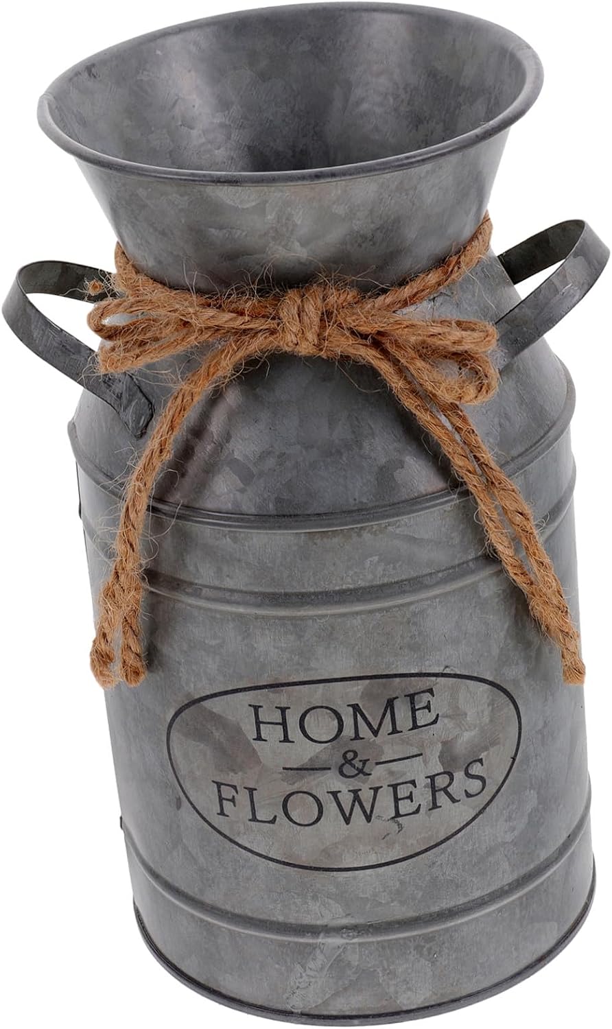 Vintage Style Iron Flower Bucket for Flowers and Dried Arrangements