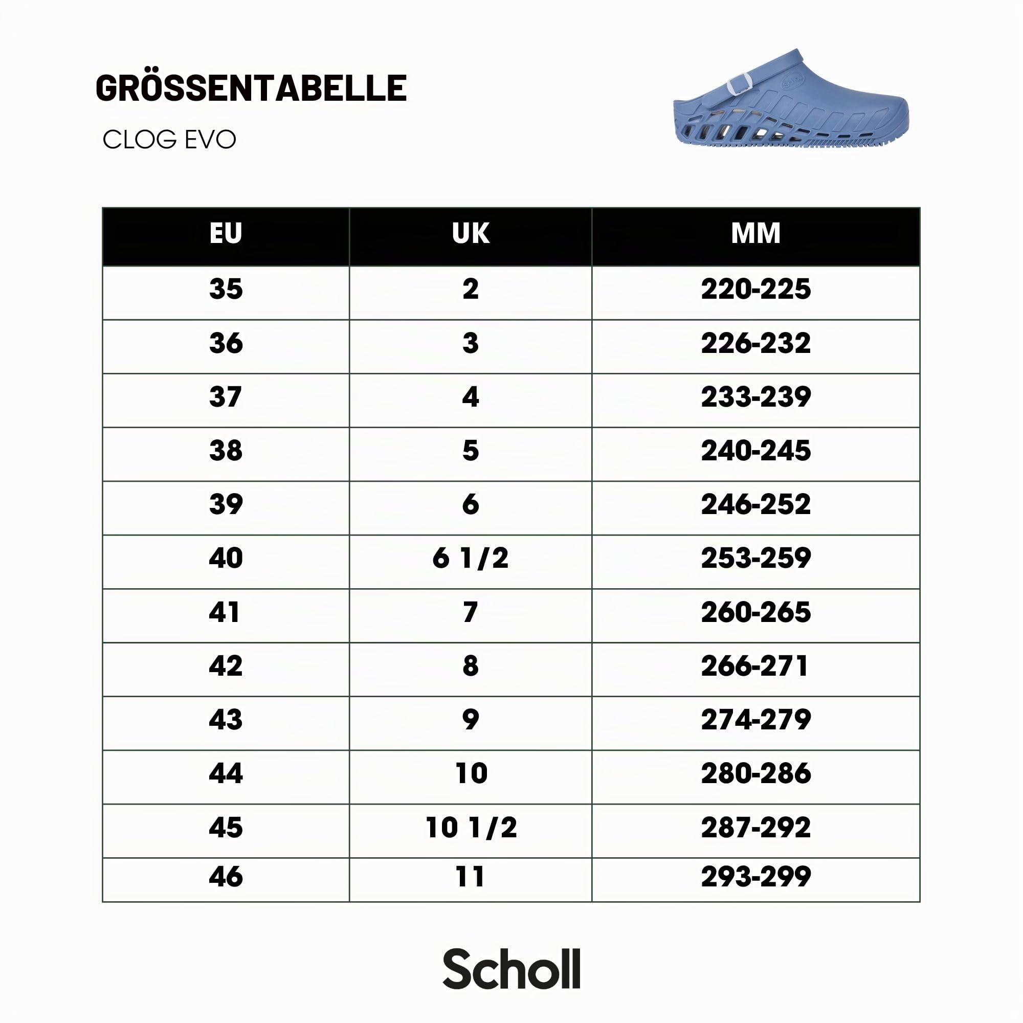 Scholl Unisex Clog EvoClog