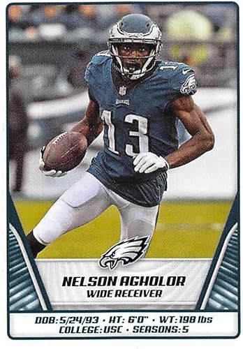 2019 NFL Football Panini Album Sticker #327 Nelson Agholor Philadelphia Eagles (2 inches Wide X 2 1/4 Inch Tall Individual Album Sticker)