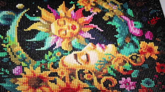 Tabeskly 5D Diamond Painting Kit - Moon Tree Full Drill, 30x40cm, For Adults & Kids