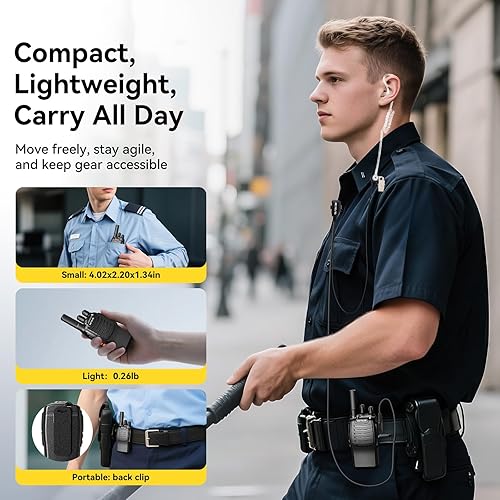 Miniatura 6 de Retevis H-777 Walkie Talkies para adultos, radio de 2 vías de largo alcance con auriculares, cargador de múltiples bandas de 10 vías, radios