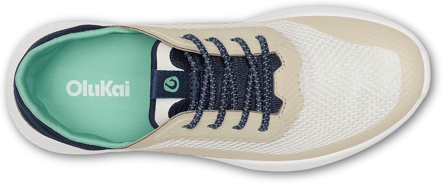 OLUKAI Kialoa Women’s Water Friendly Slip-On Sneakers, Breathable Walking Shoes with Wet Grip, Lightweight & Comfortable Casual Shoe for Everyday