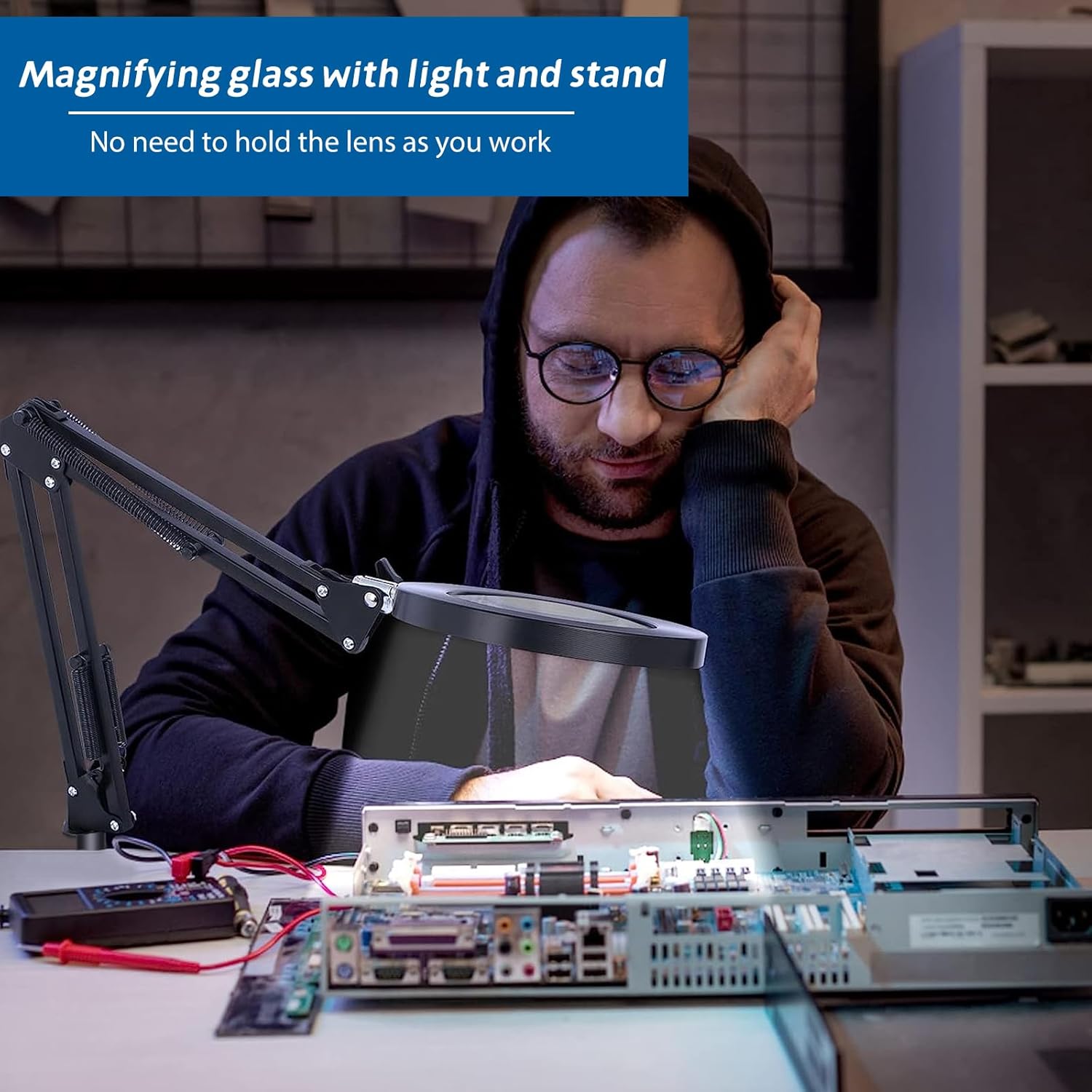 "NZQXJXZ Floor Magnifying Glass with Light" - Image 6