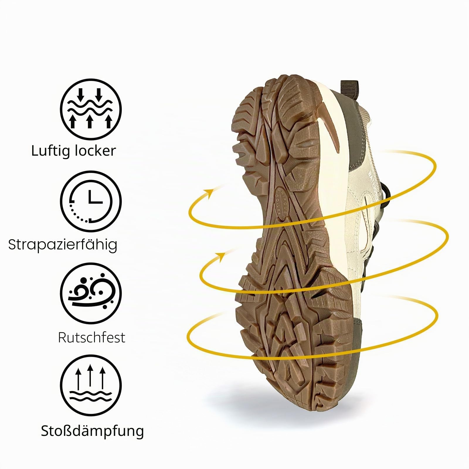 CC-Los Damen wasserdichte Wanderschuhe Leichte WP Wanderschuhe für Outdoor Klettern Größe 36-43